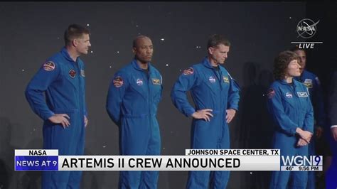 NASA chooses Artemis II crew to fly to the moon